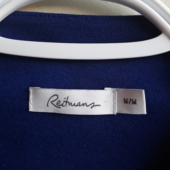 Reitman blue long sleeve with zipper women's top - Picture 5 of 14